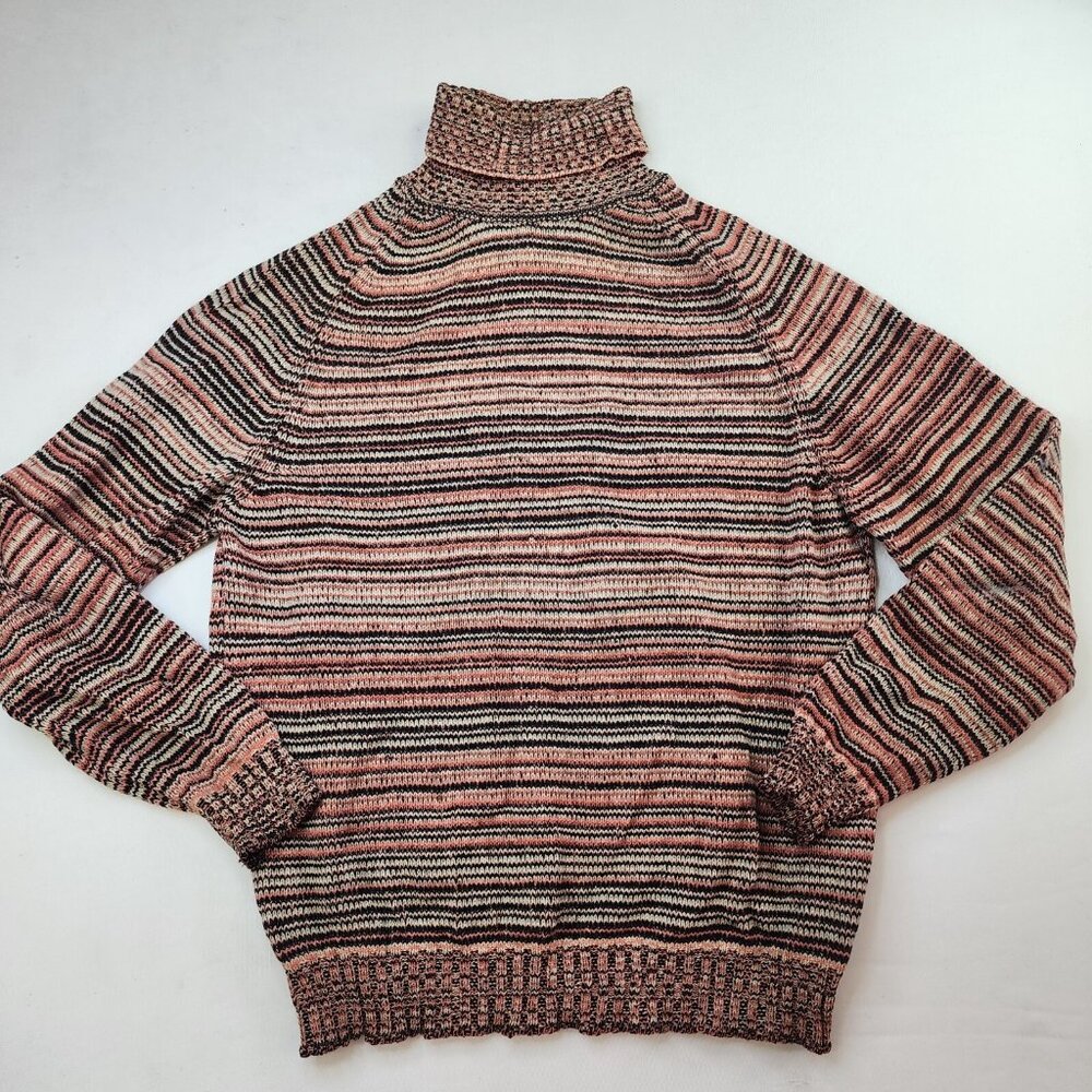 Tailteann Trumpeter Vintage 44 Sweater Jumper Pure Wool Stripes Turtle Ireland